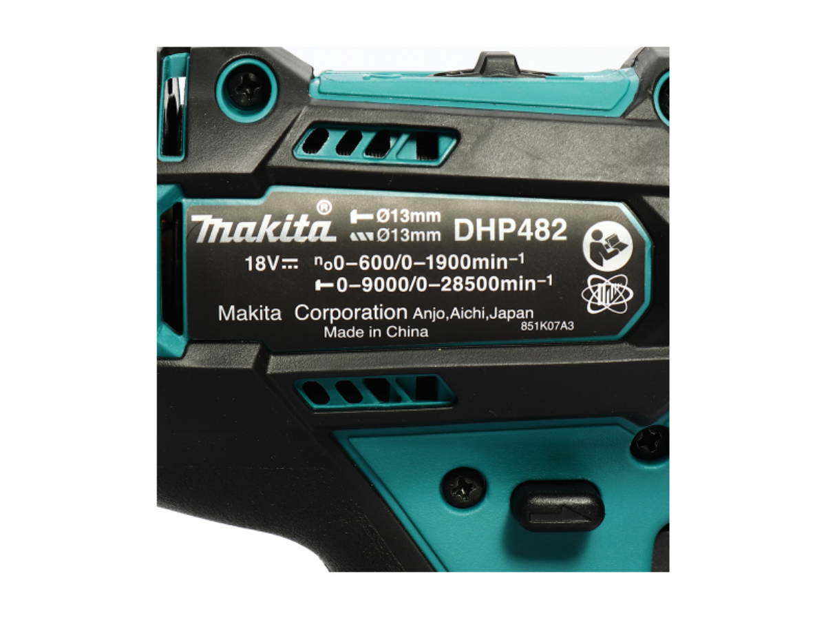 MAKITA สว่านกระแทกไร้สาย 18 โวลต์ ขนาด 13 มม. (1/2 นิ้ว) รุ่น DHP482SFX7
