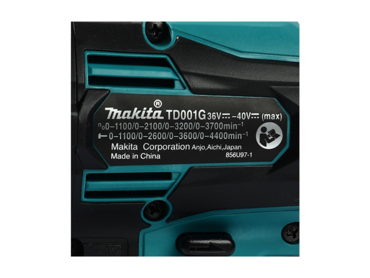 MAKITA สว่านไขควงกระแทกไร้สาย 40 โวลต์ 1/4 นิ้ว รุ่น TD001GZ02 แรงบิดสูงสุด 220 นิวตันเมตร ไม่รวมแบตเตอรี่และแท่นชาร์จ