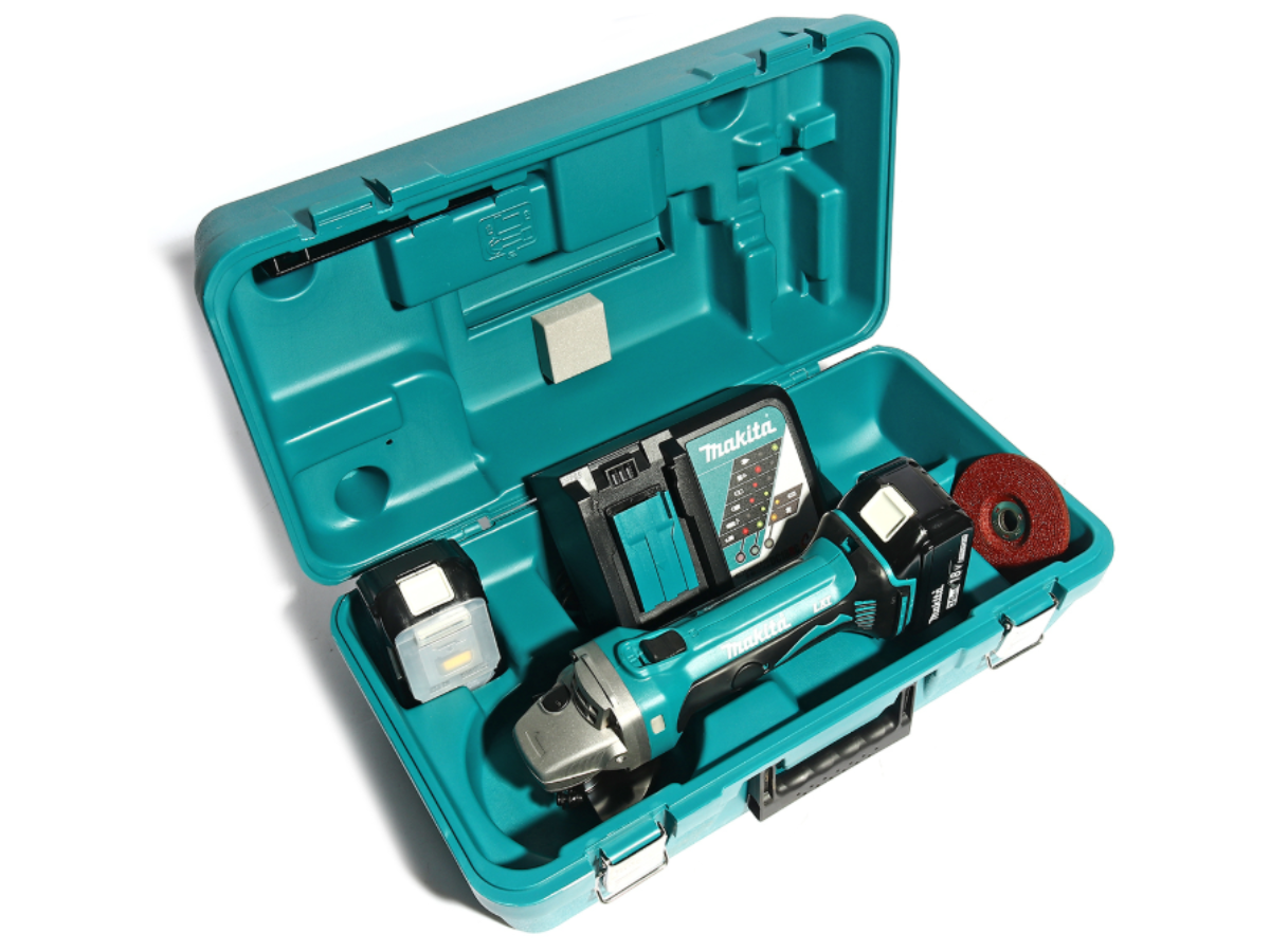 MAKITA เครื่องเจียไร้สาย 18 โวลต์ ขนาด 4 นิ้ว รุ่น DGA402RFE