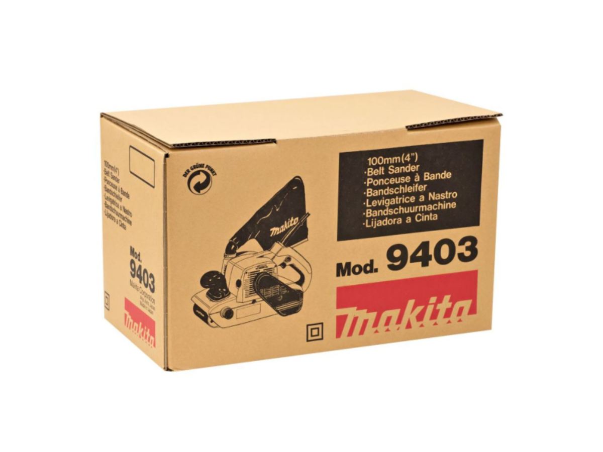 MAKITA เครื่องขัดกระดาษทรายสายพาน ขนาด 4 X 24 นิ้วกำลังไฟ 1,200 วัตต์ รุ่น 9403