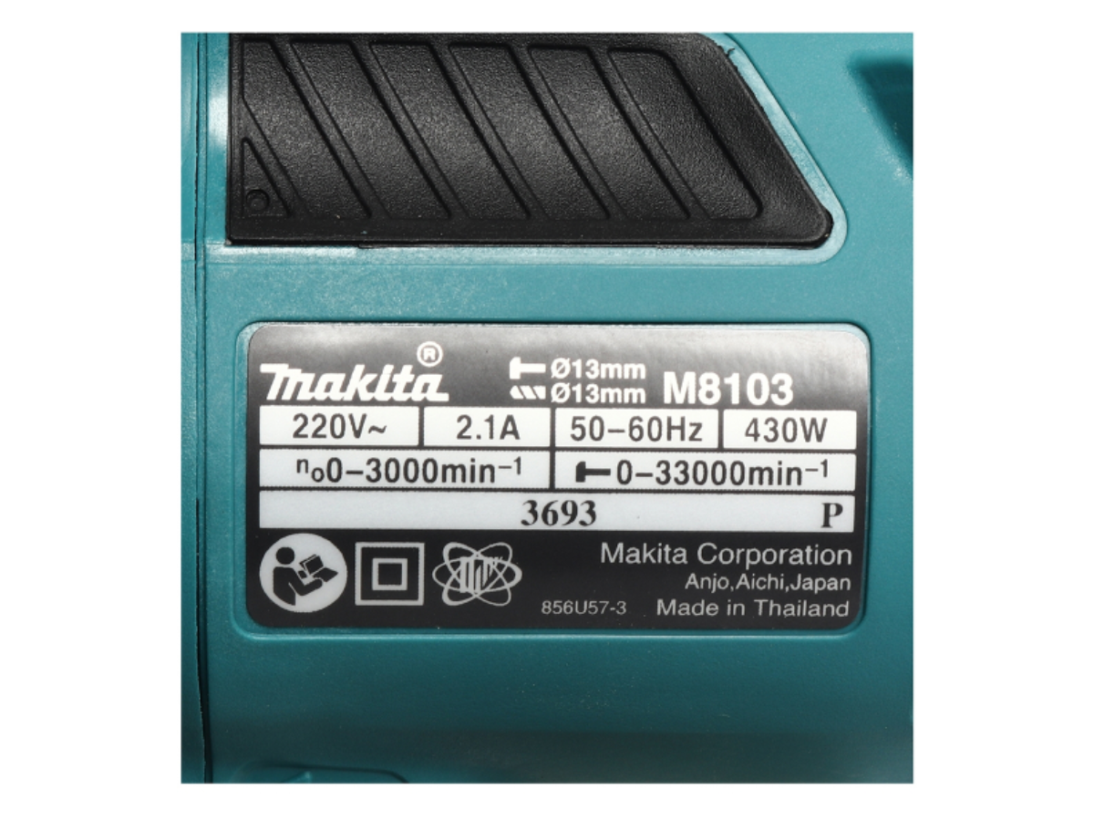 MAKITA สว่านกระแทกไฟฟ้า ขนาด 13 มม. (1/2 นิ้ว) กำลังไฟ 430 วัตต์ รุ่น M8103B